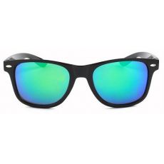 Wayfarer modro zelené slnečné okuliare